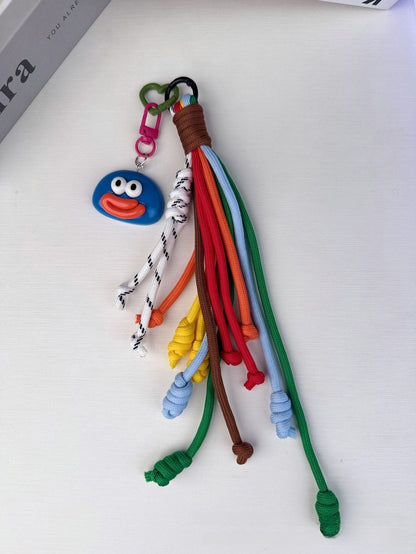 Mouth Pattern Plastic Pendant Charm Available In Colour