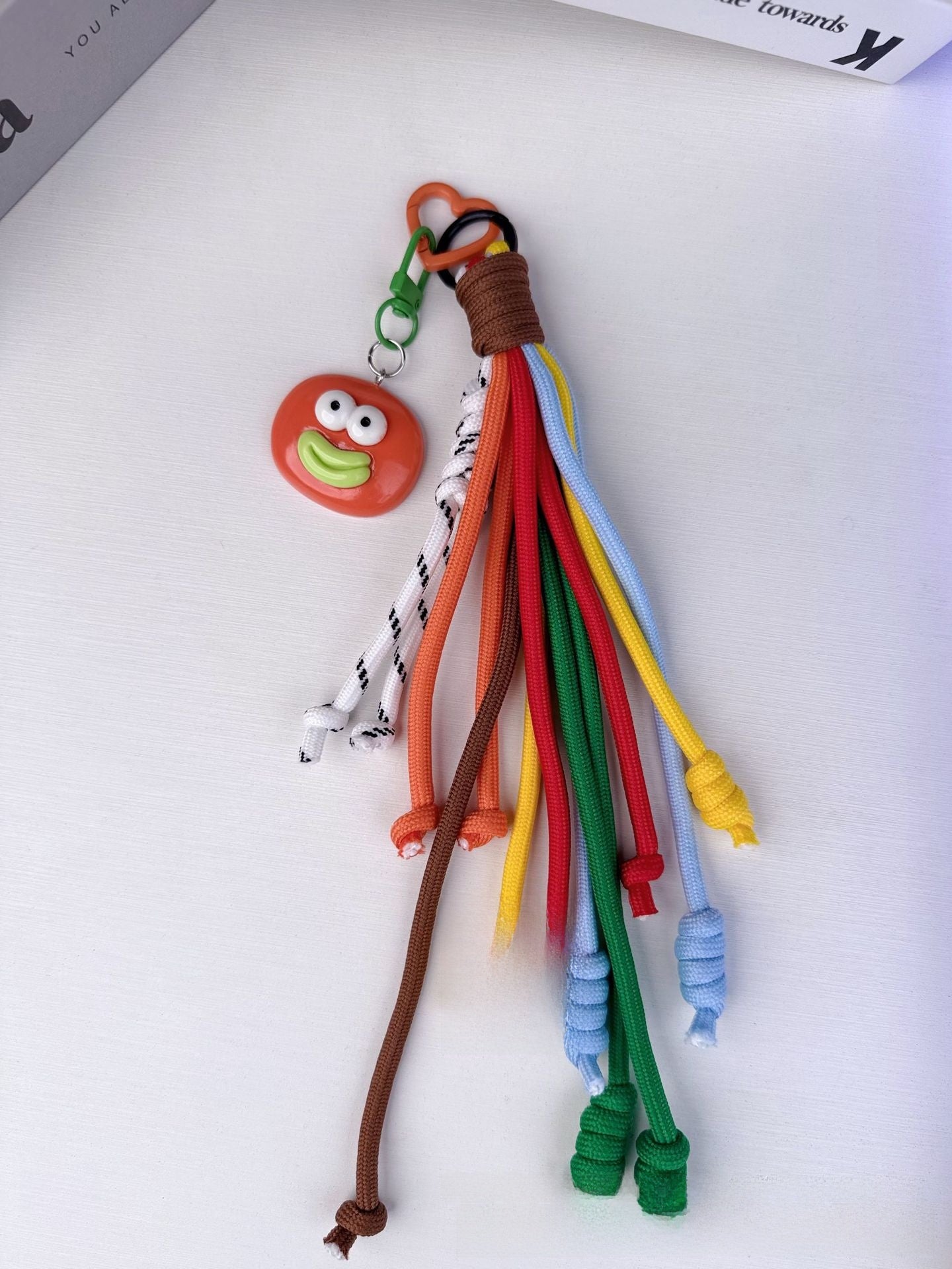 Mouth Pattern Plastic Pendant Charm Available In Colour