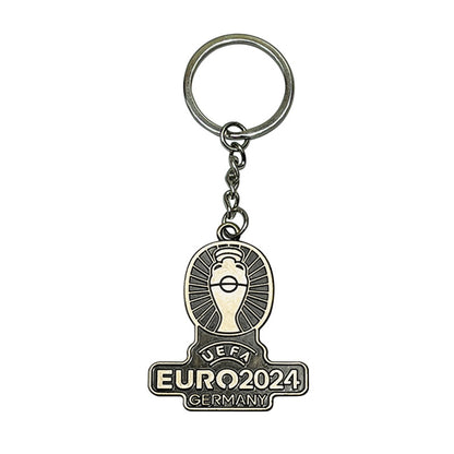 Geometric Bronze Keychain