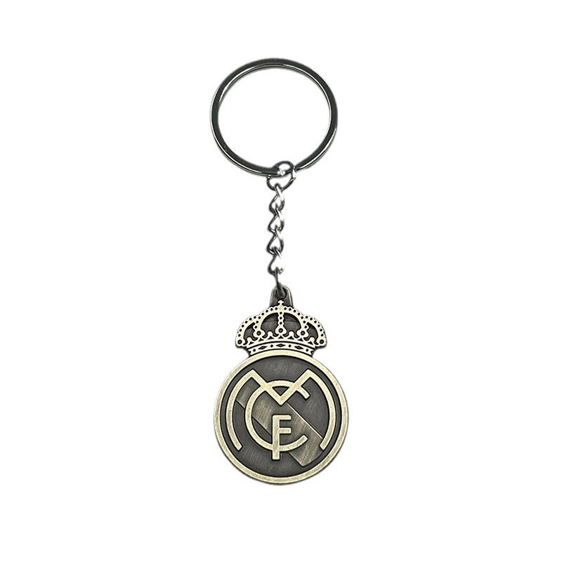 Geometric Bronze Keychain