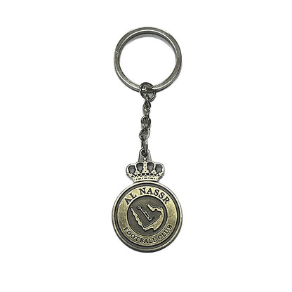 Geometric Bronze Keychain