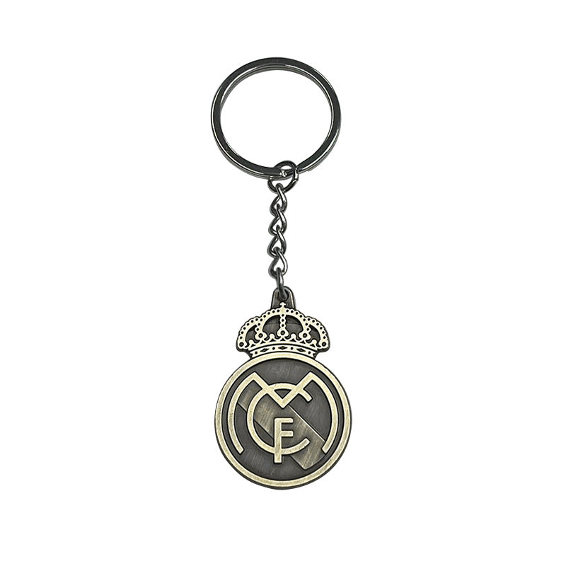 Geometric Bronze Keychain