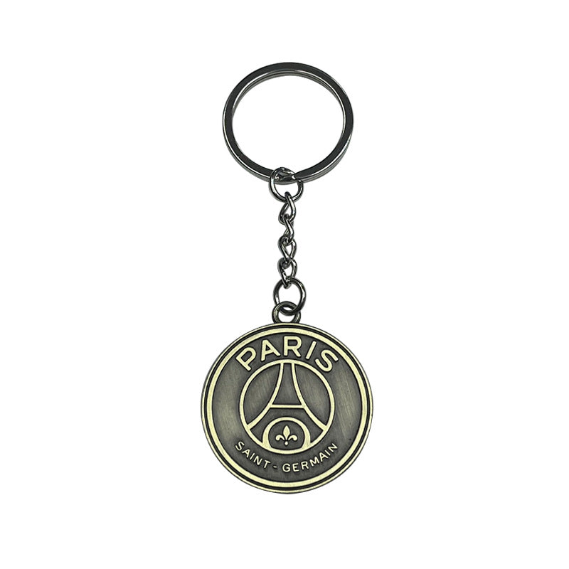 Geometric Bronze Keychain