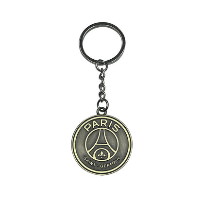 Geometric Bronze Keychain