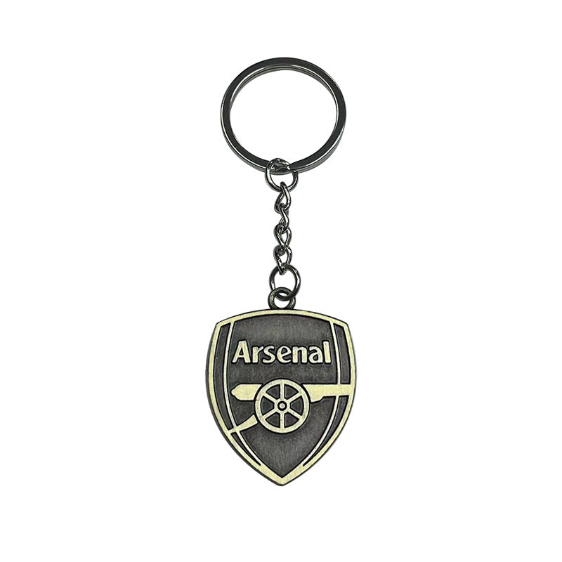Geometric Bronze Keychain