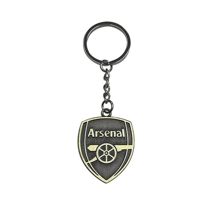 Geometric Bronze Keychain