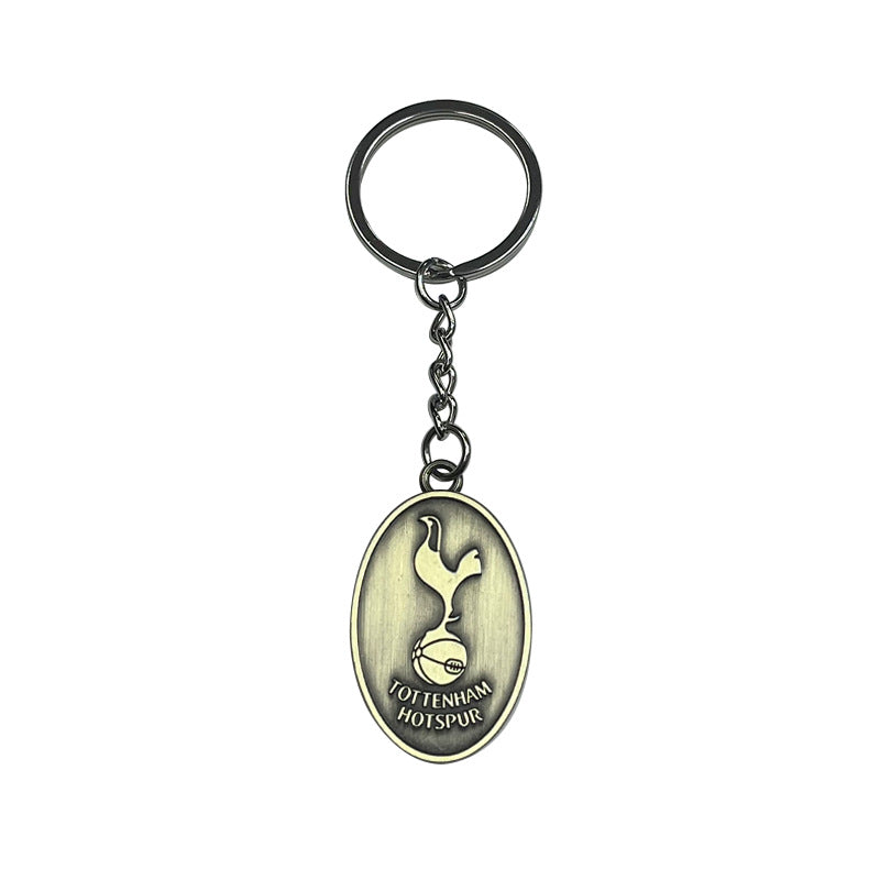 Geometric Bronze Keychain