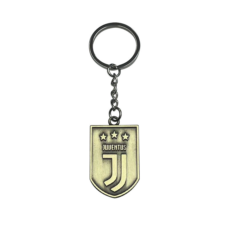 Geometric Bronze Keychain