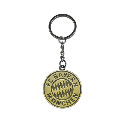 Geometric Bronze Keychain