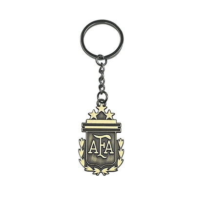 Geometric Bronze Keychain