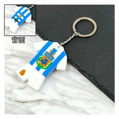 JINGBO PVC Soft Rubber Football Fan Keychain Featuring Portugal Ronaldo Design, 6.5x5.2cm, Customizable Logo, Made In Guangdong