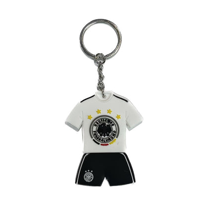 JINGBO PVC Soft Rubber Football Fan Keychain Featuring Portugal Ronaldo Design, 6.5x5.2cm, Customizable Logo, Made In Guangdong