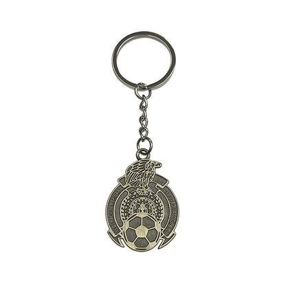 Geometric Bronze Keychain
