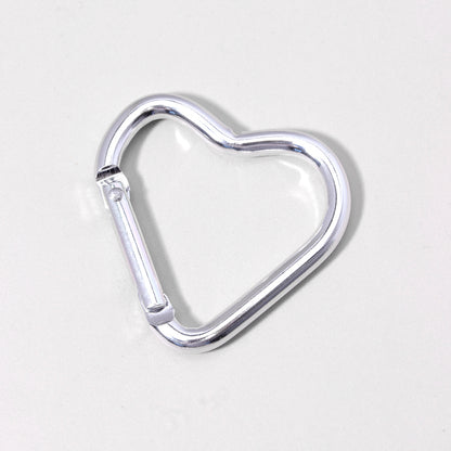 Heart Shape Climbing Carabiner Made Of Durable Aluminum Alloy For Outdoor And Hiking Activities
