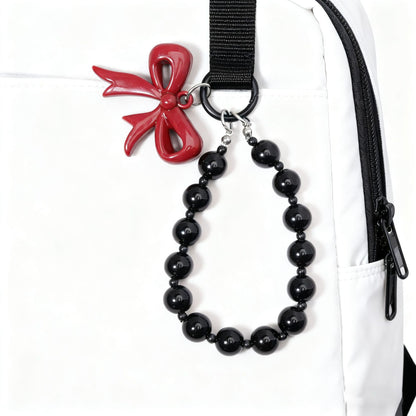 Heart Shape Acrylic Mobile Phone Chain In Multicolor, Stylish Bag Pendant Accessory