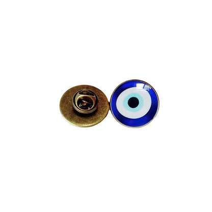 Devil's Eye Pin Brooch In Copper Featuring Unique Design For Stylish Accessories