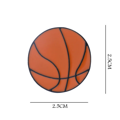Basketball Pin Brooches In Zinc Alloy Featuring Sports Design Accessories