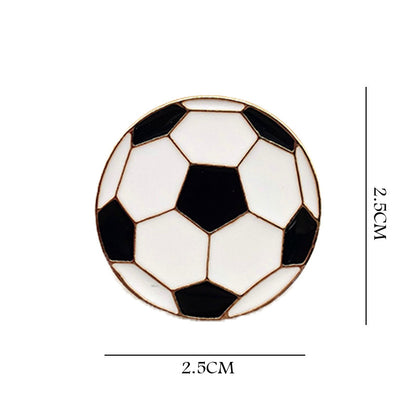 Basketball Pin Brooches In Zinc Alloy Featuring Sports Design Accessories