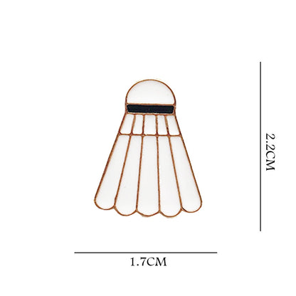 Basketball Pin Brooches In Zinc Alloy Featuring Sports Design Accessories