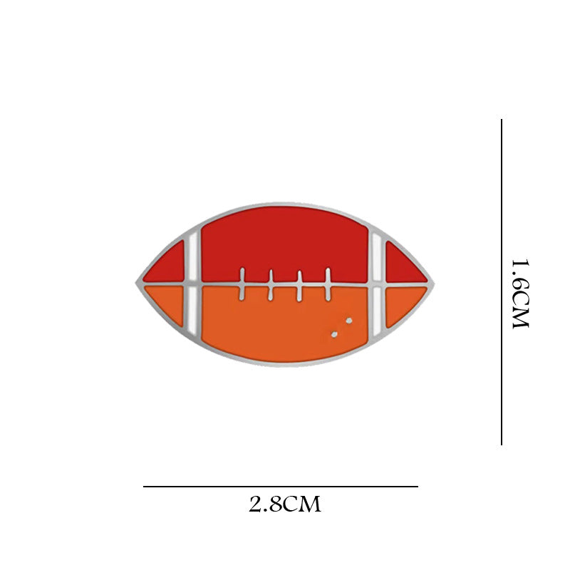 Basketball Pin Brooches In Zinc Alloy Featuring Sports Design Accessories