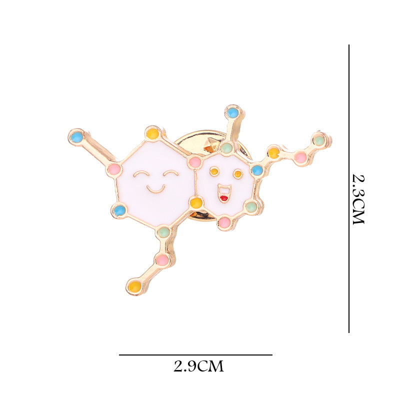 Cartoon Pin Brooches Made Of Durable Zinc Alloy, Stylish Accessories For Everyday Wear