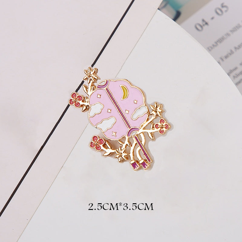 Sector Pattern Brooch Pin In Zinc Alloy, Elegant Jewelry Accessory For Stylish Outfits