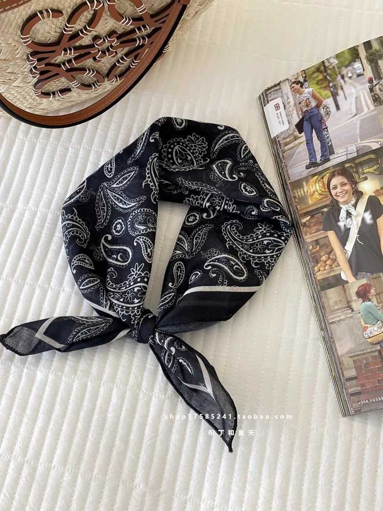 Cotton And Linen Bandanas Featuring Soft And Breathable Fabric For Comfortable Wear