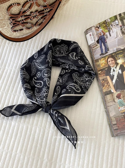 Cotton And Linen Bandanas Featuring Soft And Breathable Fabric For Comfortable Wear