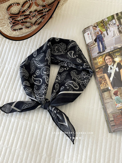 Cotton And Linen Bandanas Featuring Soft And Breathable Fabric For Comfortable Wear