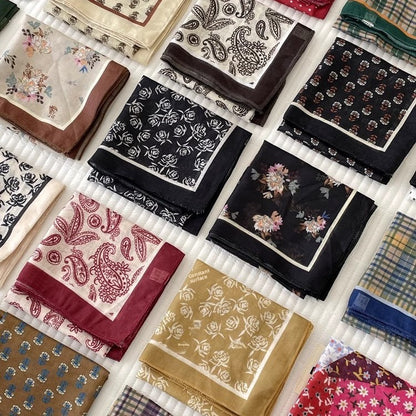 Cotton And Linen Bandanas Featuring Soft And Breathable Fabric For Comfortable Wear