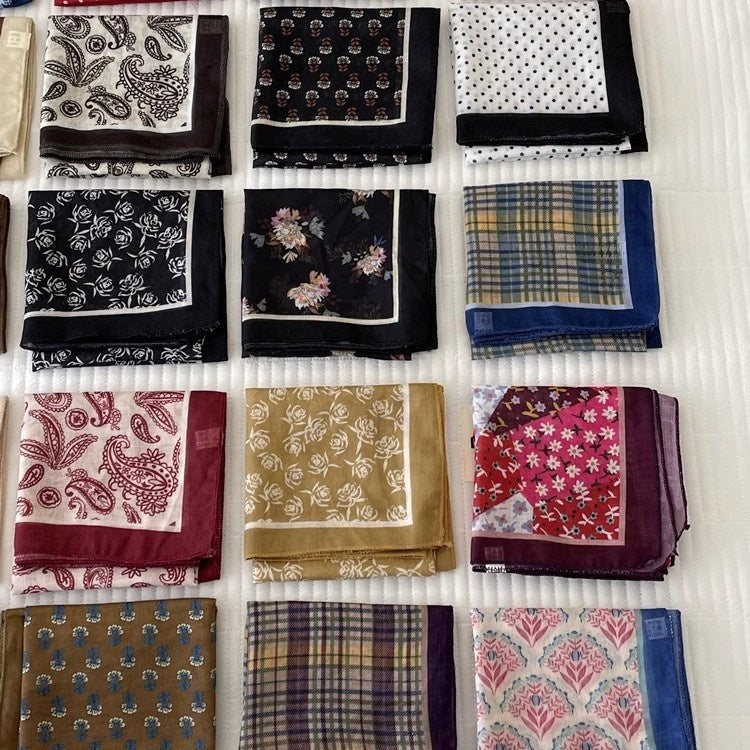 Cotton And Linen Bandanas Featuring Soft And Breathable Fabric For Comfortable Wear