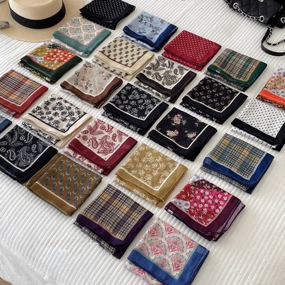 Cotton And Linen Bandanas Featuring Soft And Breathable Fabric For Comfortable Wear