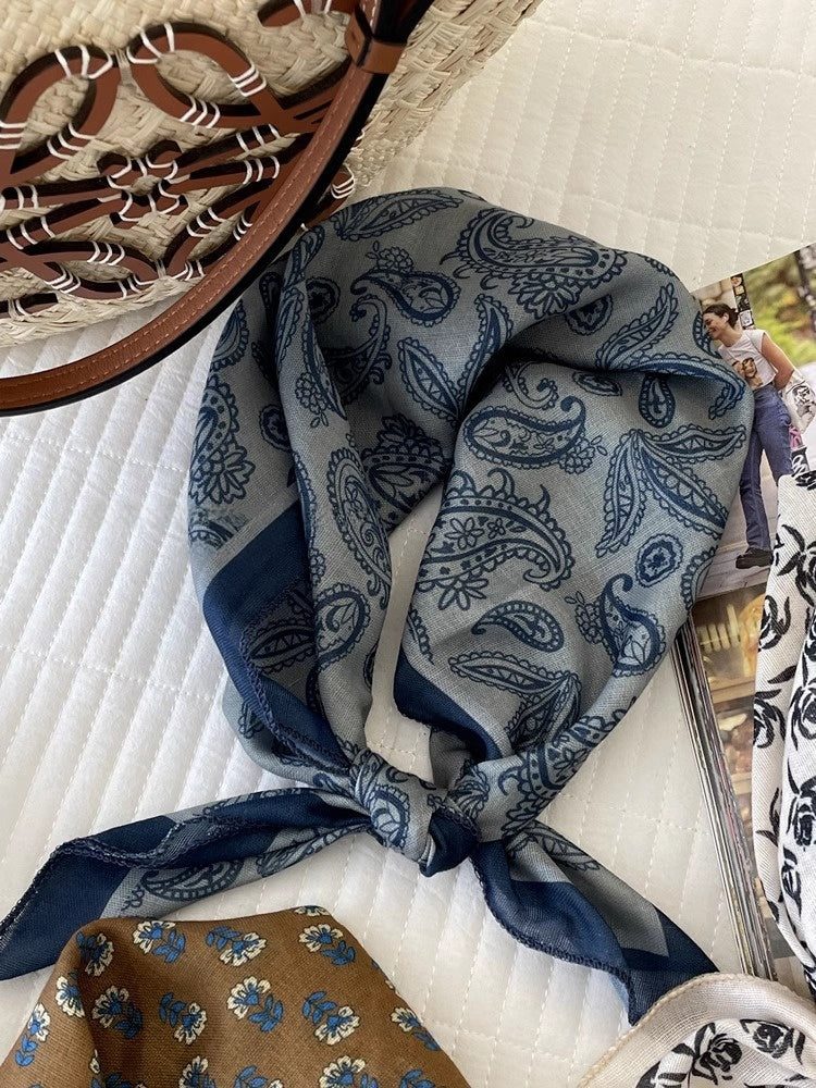 Cotton And Linen Bandanas Featuring Soft And Breathable Fabric For Comfortable Wear
