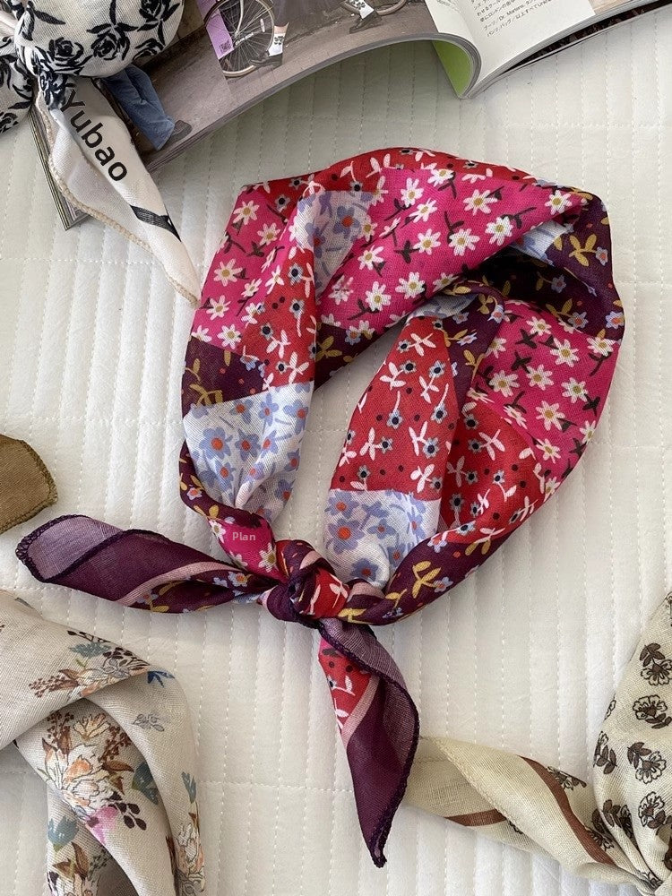 Cotton And Linen Bandanas Featuring Soft And Breathable Fabric For Comfortable Wear