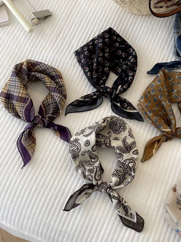Cotton And Linen Bandanas Featuring Soft And Breathable Fabric For Comfortable Wear