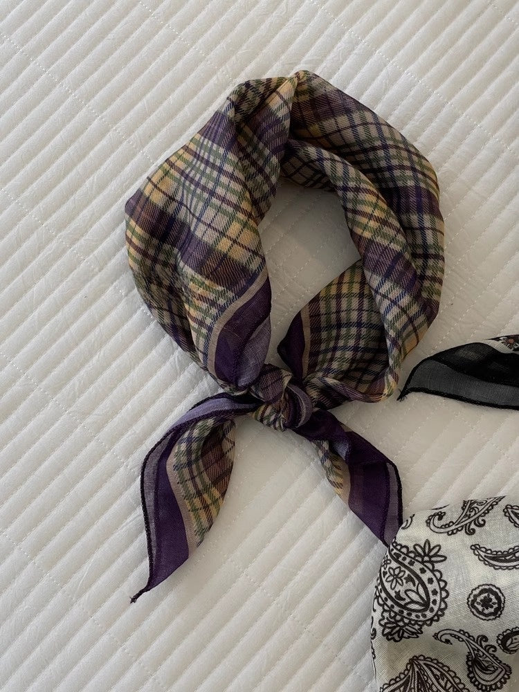 Cotton And Linen Bandanas Featuring Soft And Breathable Fabric For Comfortable Wear