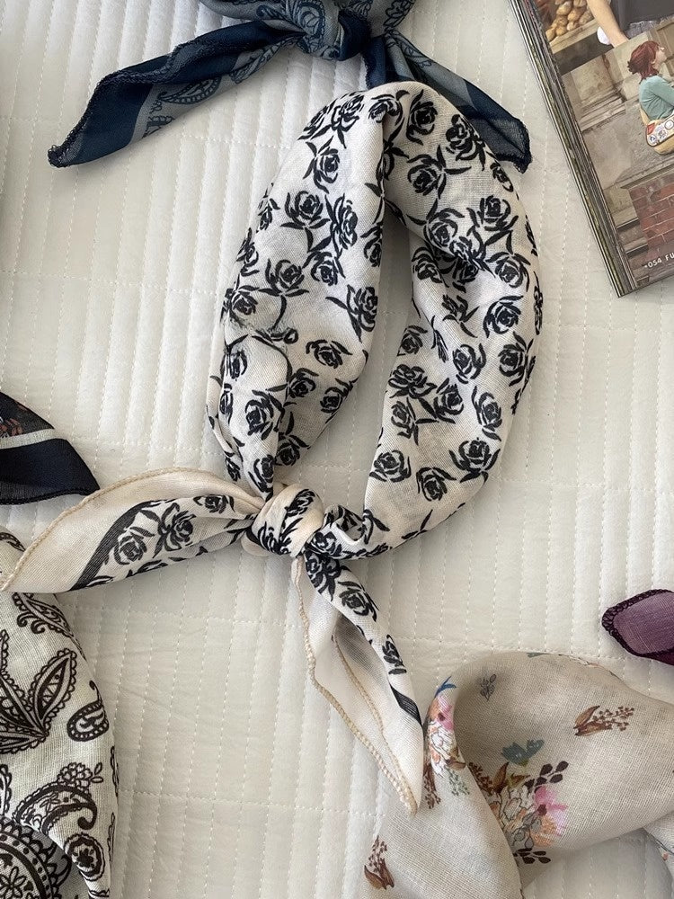 Cotton And Linen Bandanas Featuring Soft And Breathable Fabric For Comfortable Wear