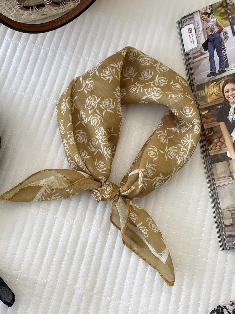 Cotton And Linen Bandanas Featuring Soft And Breathable Fabric For Comfortable Wear
