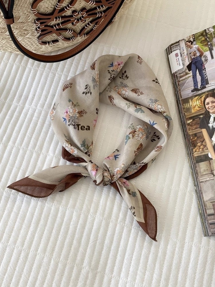 Cotton And Linen Bandanas Featuring Soft And Breathable Fabric For Comfortable Wear