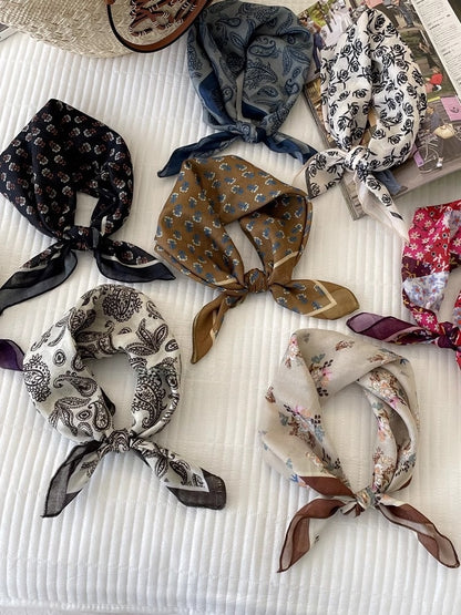 Cotton And Linen Bandanas Featuring Soft And Breathable Fabric For Comfortable Wear