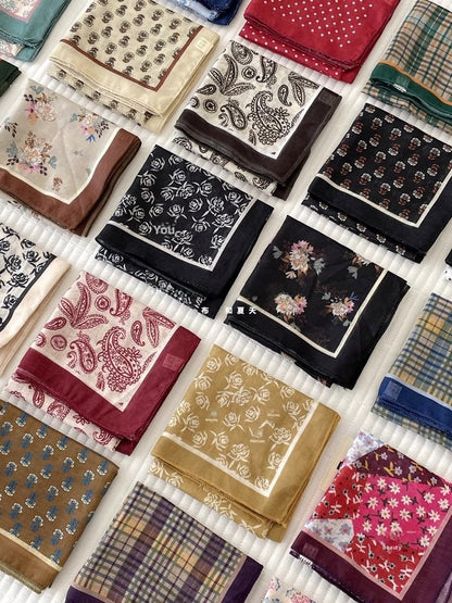 Cotton And Linen Bandanas Featuring Soft And Breathable Fabric For Comfortable Wear