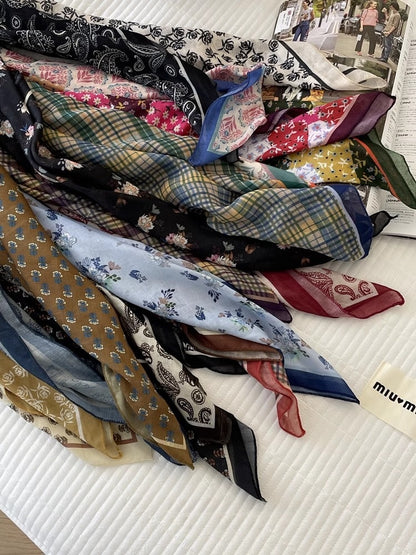 Cotton And Linen Bandanas Featuring Soft And Breathable Fabric For Comfortable Wear