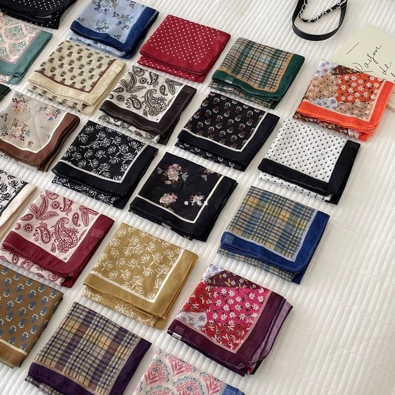 Cotton And Linen Bandanas Featuring Soft And Breathable Fabric For Comfortable Wear