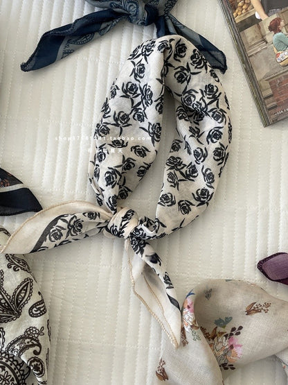 Cotton And Linen Bandanas Featuring Soft And Breathable Fabric For Comfortable Wear