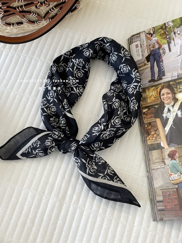 Cotton And Linen Bandanas Featuring Soft And Breathable Fabric For Comfortable Wear