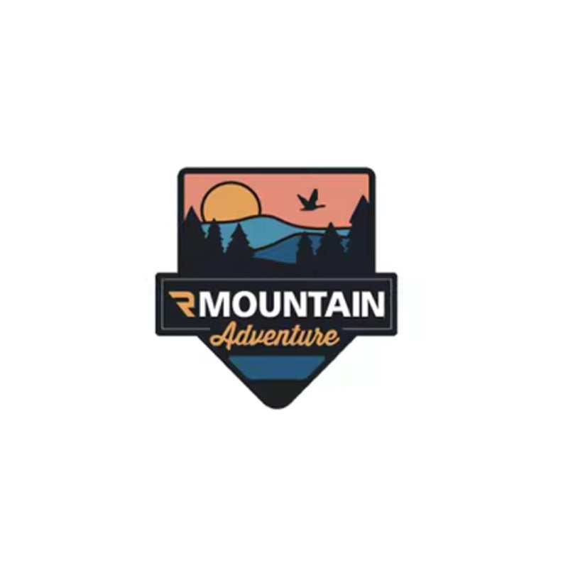 Mountain Pattern Alloy Brooch Pin Featuring Nature-Inspired Design