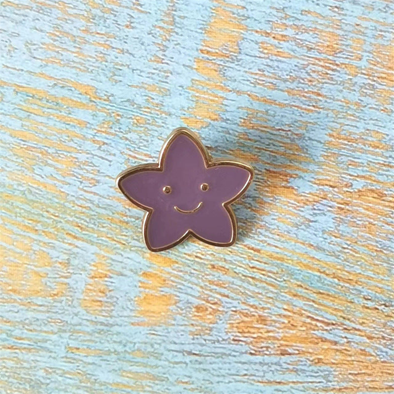 Smiley Face Pin Brooch In Durable Zinc Alloy, Stylish And Fun Accessory