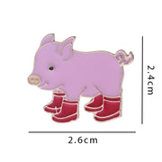 Red Pig in Shoes
