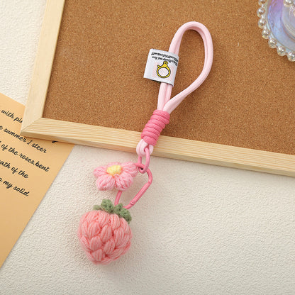 Fruit Pattern Keychain Accessory, Stylish And Durable Keychain For Everyday Use