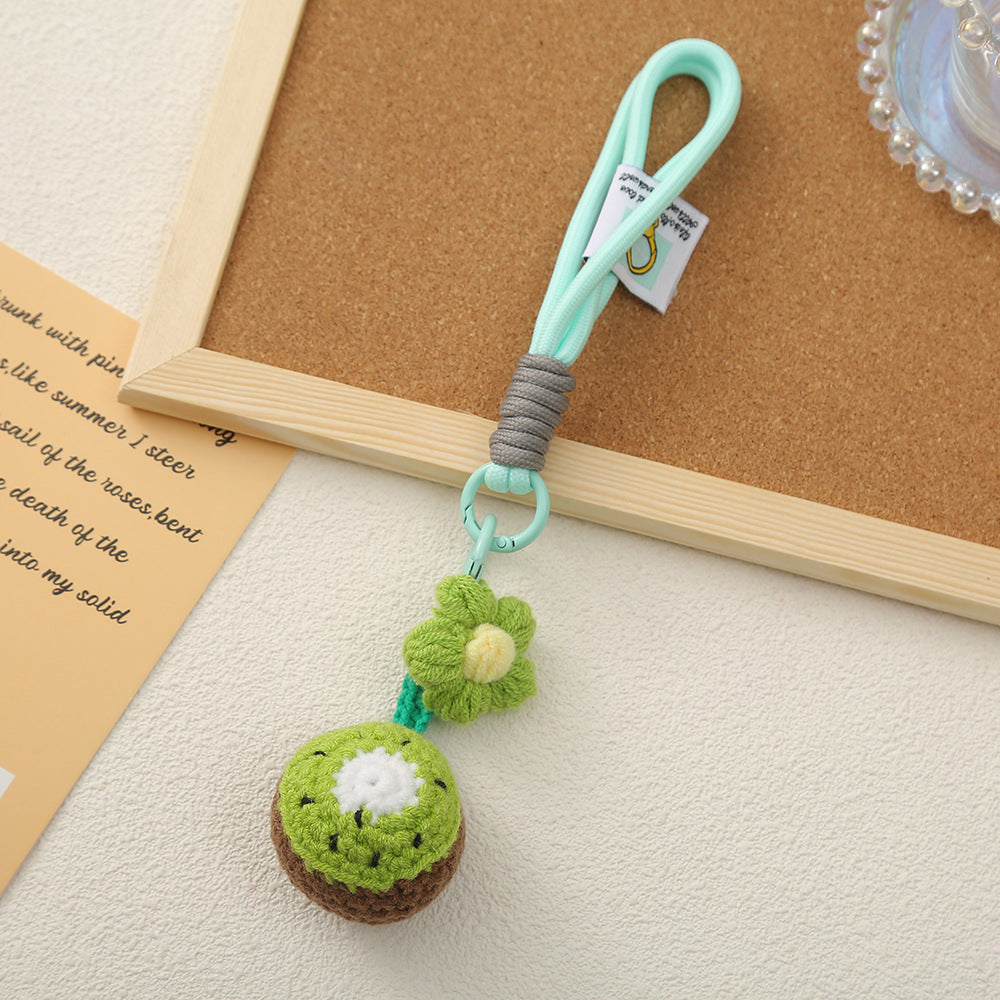 Fruit Pattern Keychain Accessory, Stylish And Durable Keychain For Everyday Use
